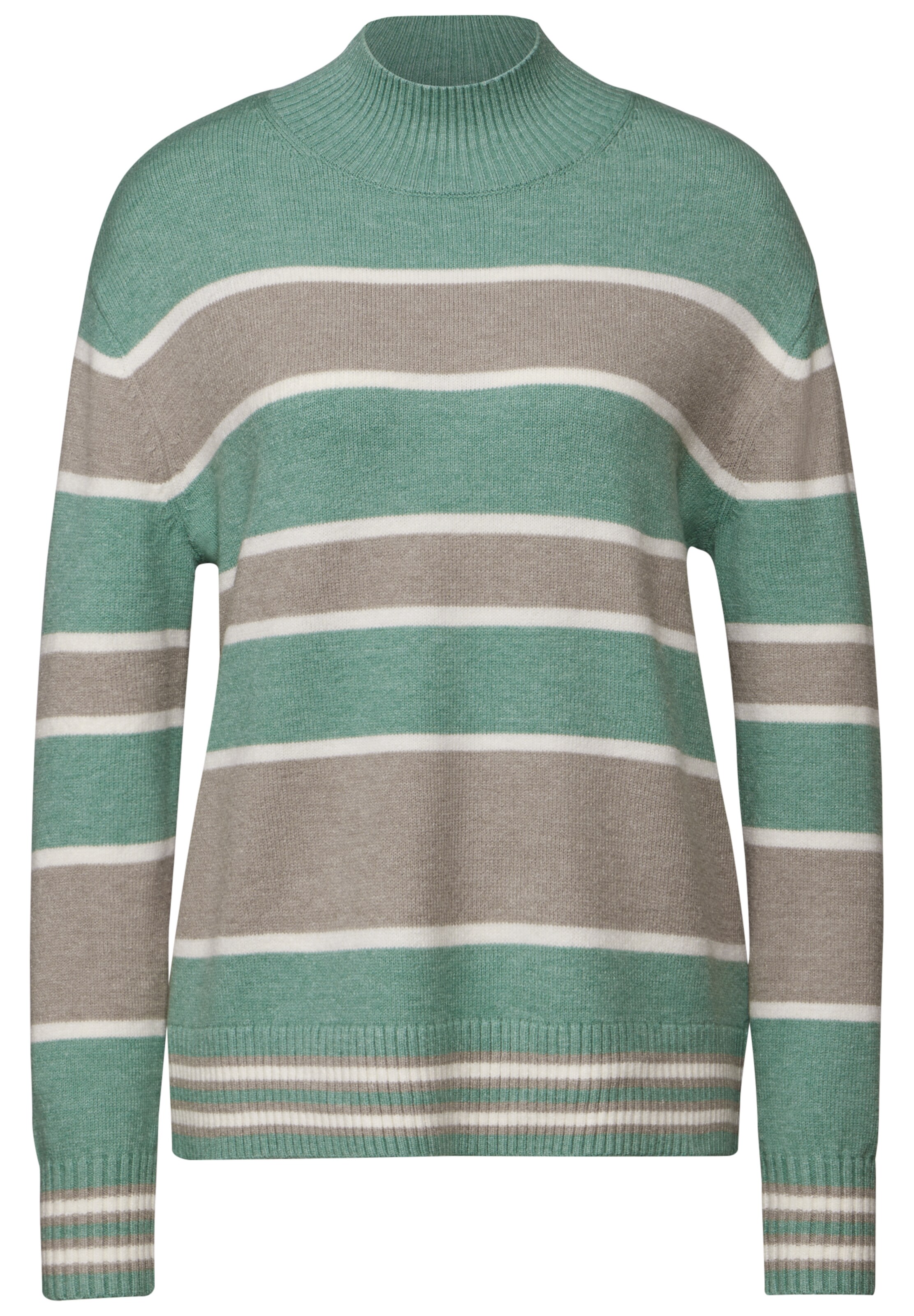 STREET ONE Pullover in Grün: Vorderseite