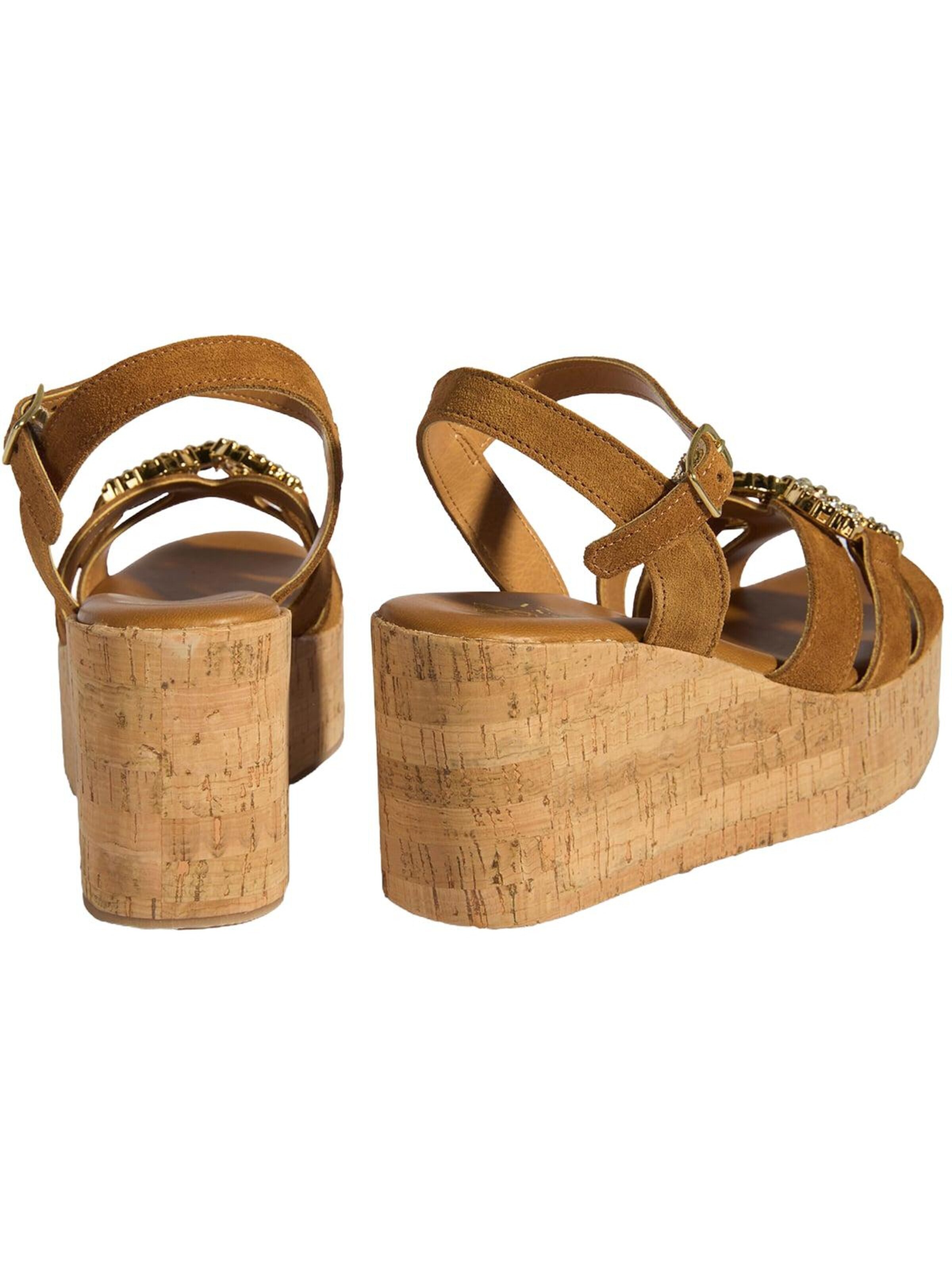 Desa Sandaal 'Keilsandalen' in Bruin