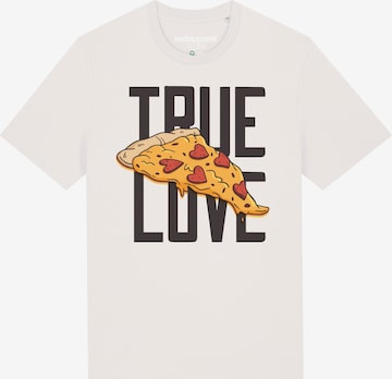 Maglietta ' True Love ' di Watapparel in bianco: frontale