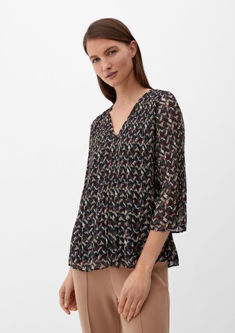 s.Oliver BLACK LABEL Blouse in Zwart: voorkant