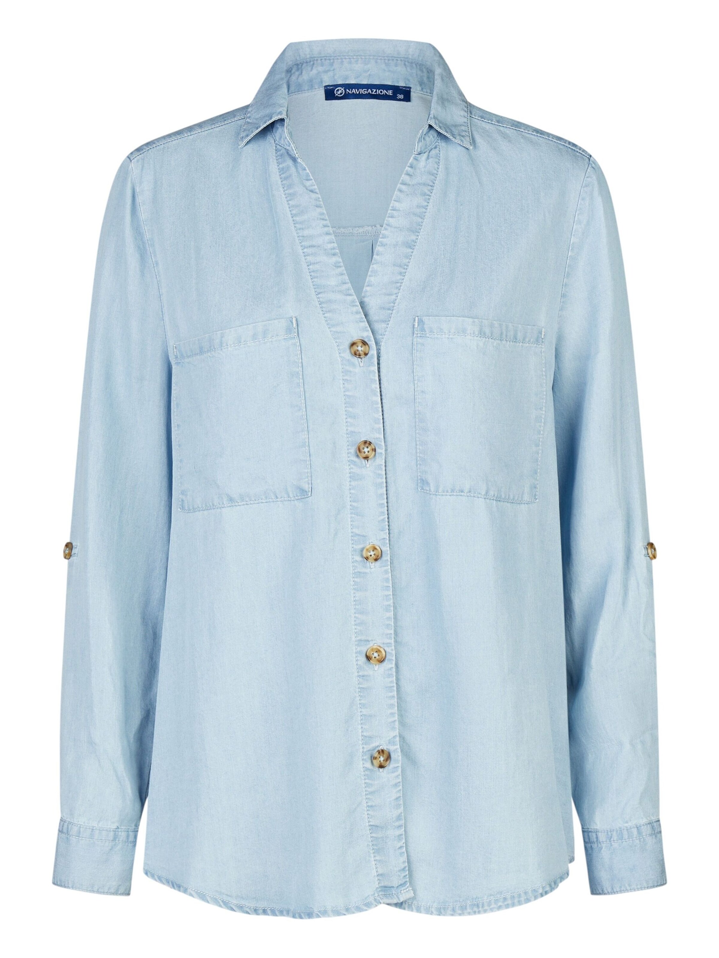 Navigazione Blouse in Blue: front