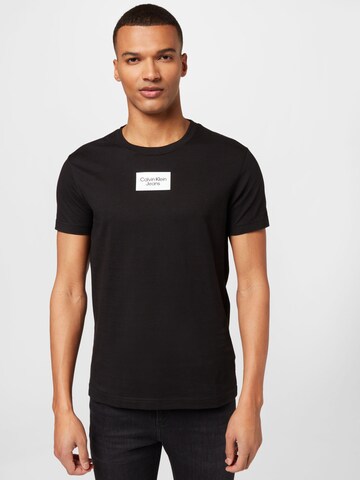 T-Shirt Calvin Klein Jeans en noir : devant