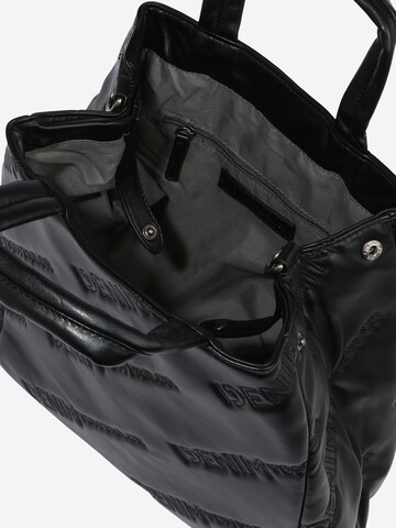 TOM TAILOR DENIM Shopper 'Nova' in Schwarz