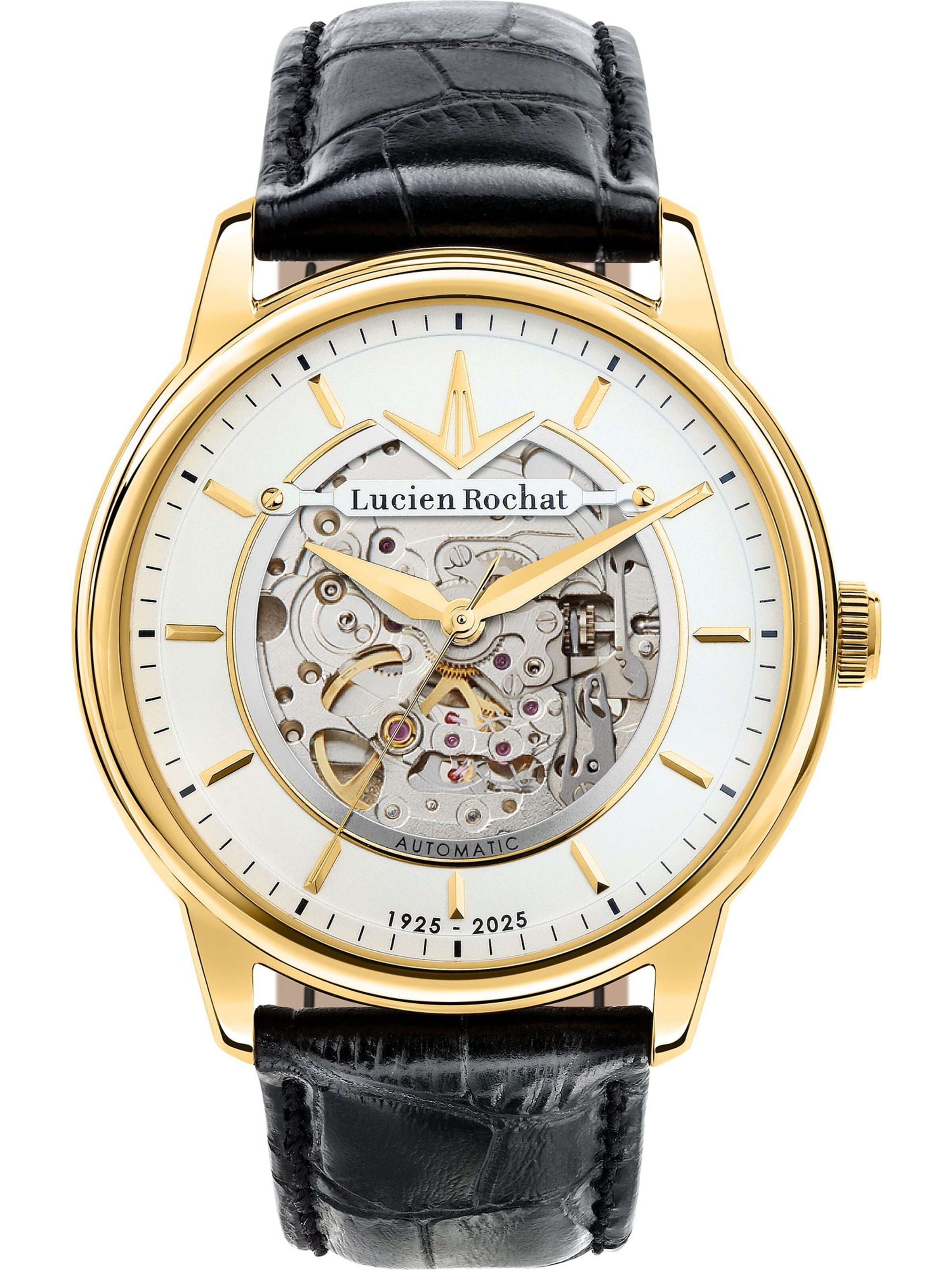 Lucien Rochat Analoguhr in Gold: Vorderseite