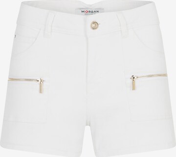 Morgan regular Jeans i hvid: forside