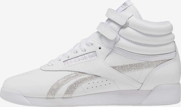 Sneaker alta di Reebok in bianco: frontale
