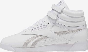 Baskets hautes Reebok en blanc : devant