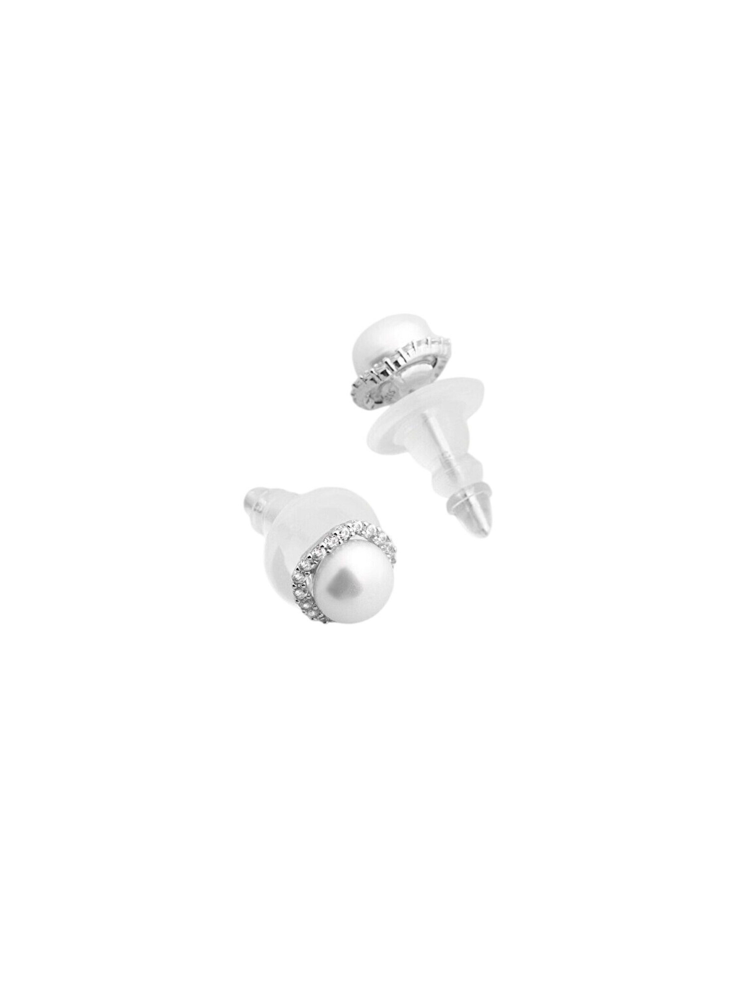 So Chic Earrings in White: front