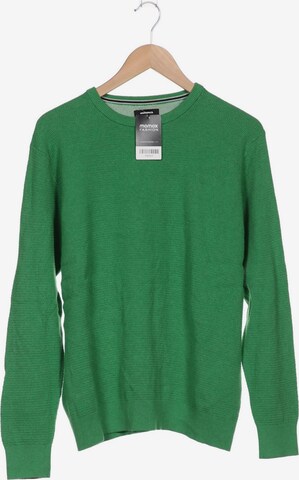Walbusch Sweater & Cardigan in L-XL in Green: front