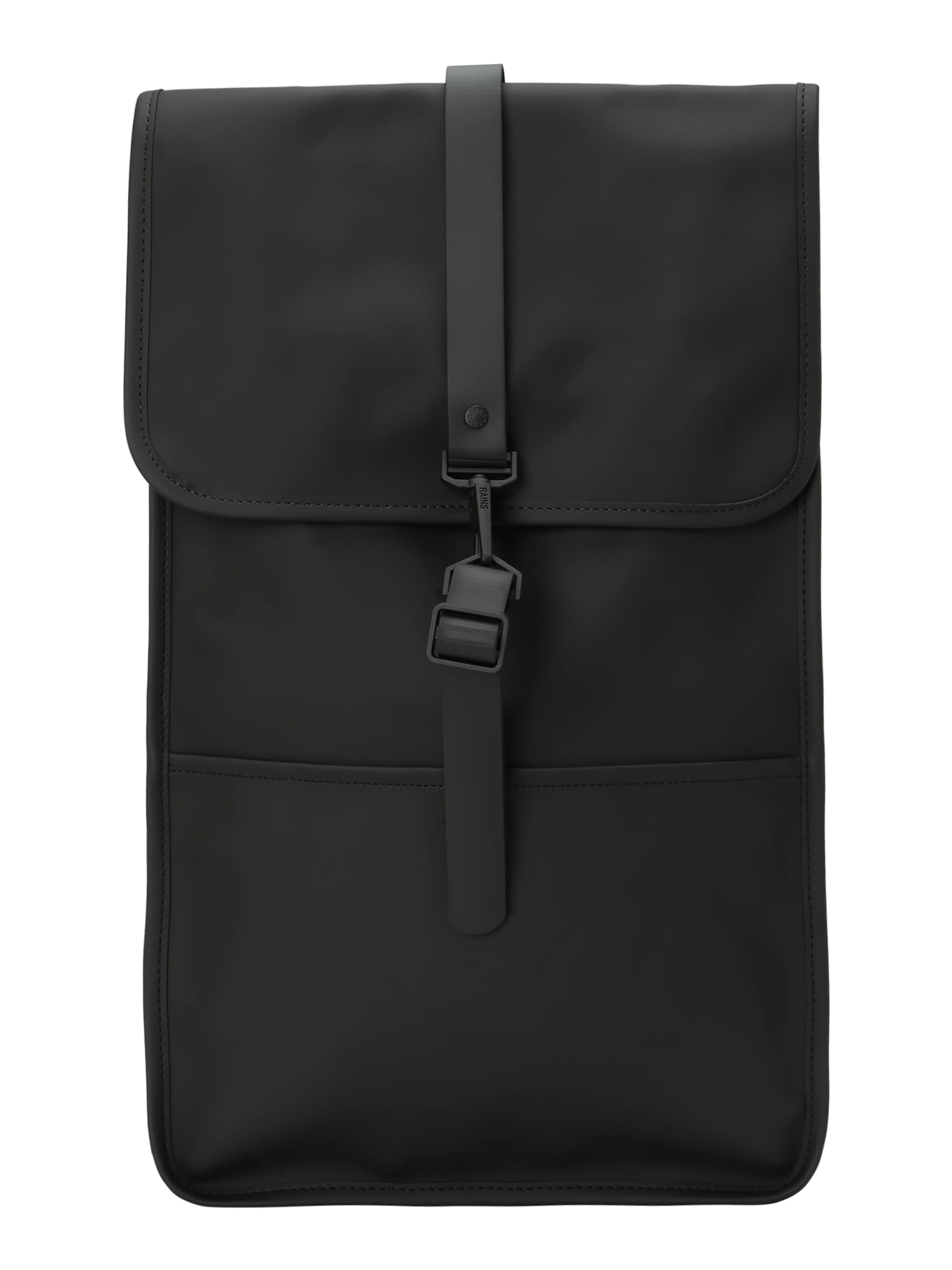 RAINS Rugzak in Zwart: voorkant