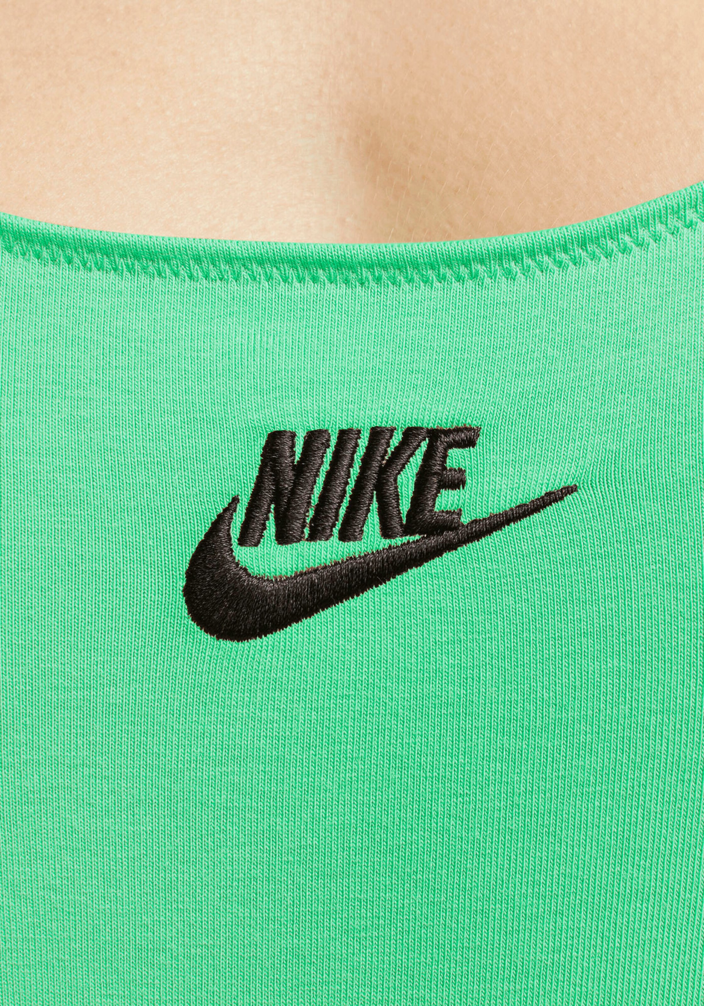 green nike bodysuit