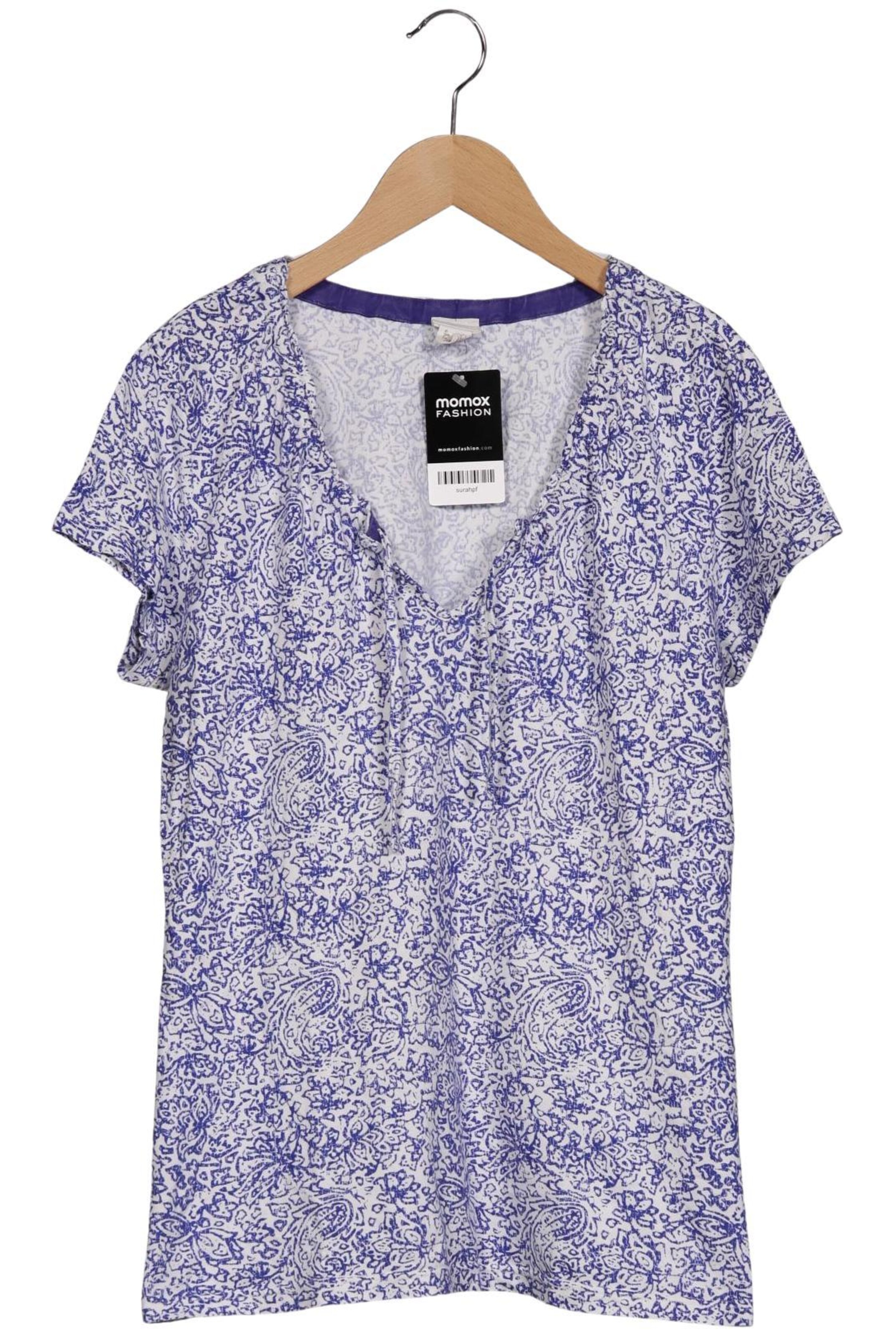 hessnatur Top & Shirt in L in Blue: front