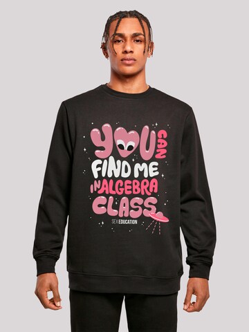 F4NT4STIC Sweatshirt 'Sex Education Algebra Class Netflix TV Series' in Black: front