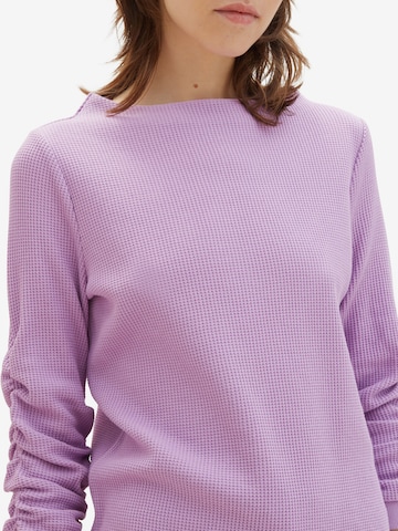 TOM TAILOR DENIM Sweatshirt in Purple