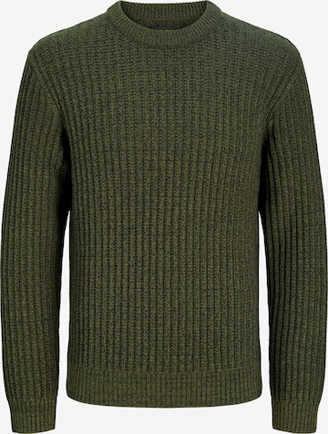 JACK & JONES Pullover 'JJJAXON' in Grün: Vorderseite