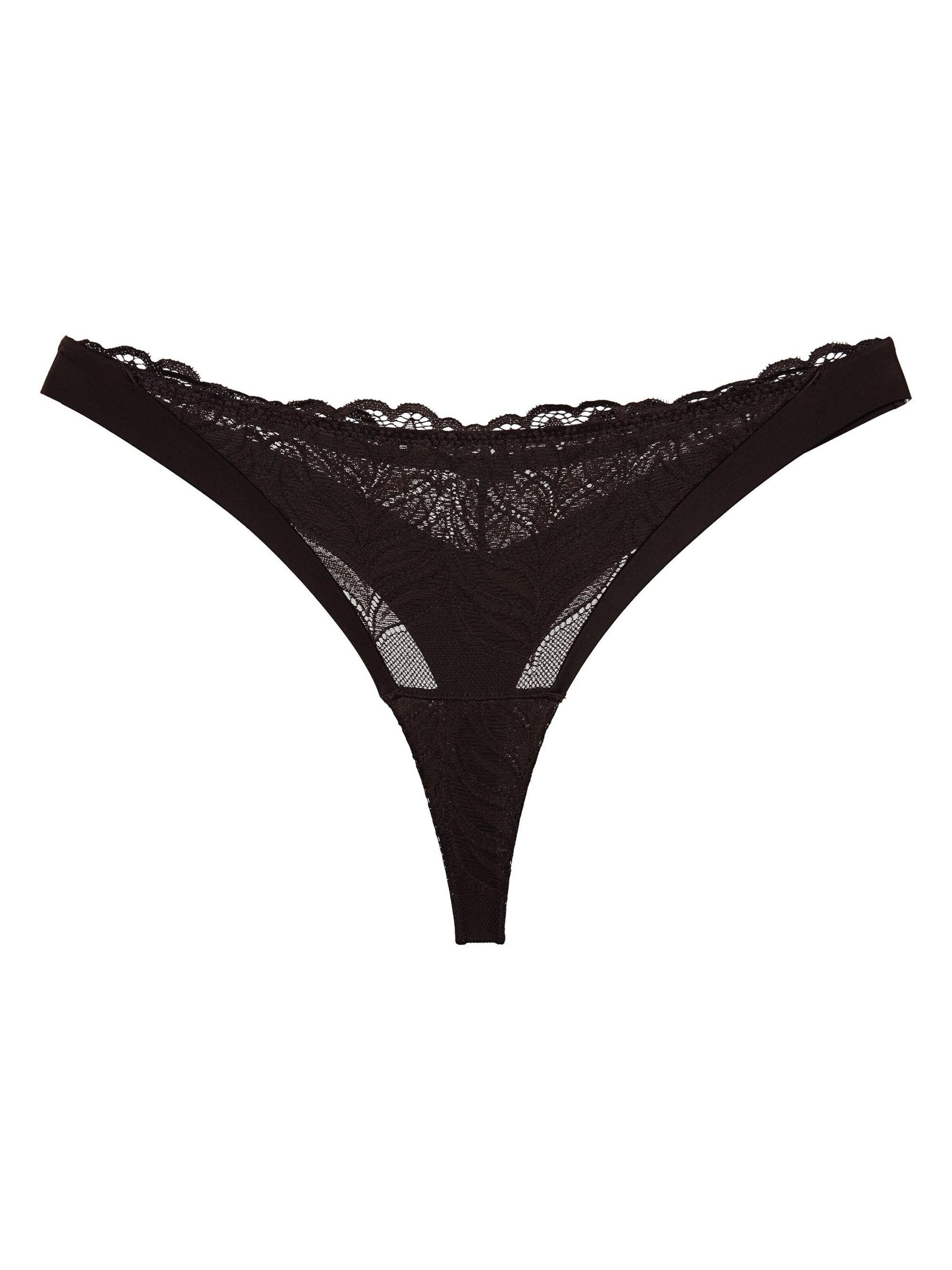 ESOTIQ Thong in Brown: front