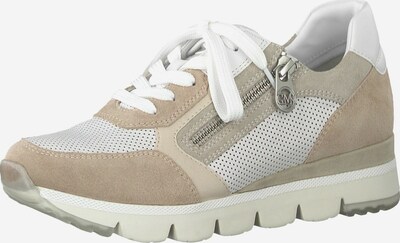 MARCO TOZZI by GUIDO MARIA KRETSCHMER Sneaker in beige / taupe / weiß, Produktansicht