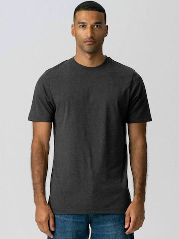 Coupe regular Chemise ' Organic Basic ' TEESHOPPEN en gris : devant