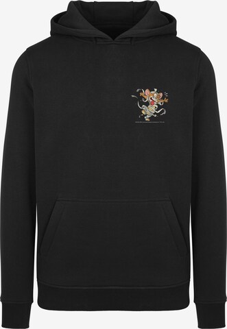 F4NT4STIC Sweatshirt 'Tom And Jerry Mummy Jerry' in Black: front