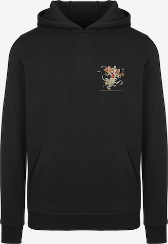 F4NT4STIC Sweatshirt 'Tom And Jerry Mummy Jerry' in Black: front