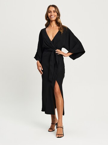 Tussah Φόρεμα 'SIGNORA' σε μαύρο: μπροστά