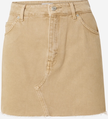 TOPSHOP Skirt in Grey: front