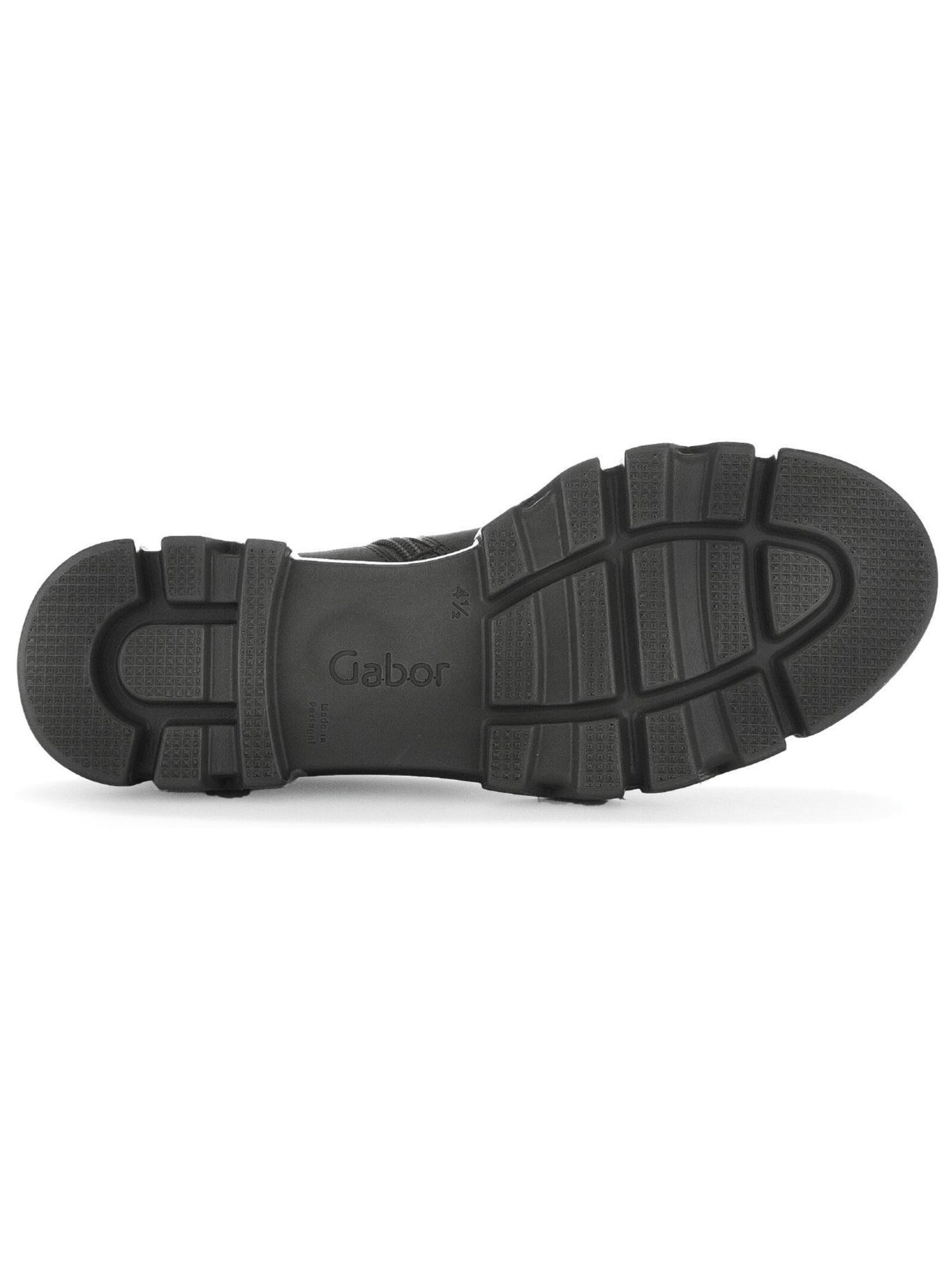 GABOR Lace-Up Ankle Boots in Black