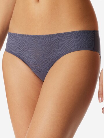 Slip ' Invisible Soft Lace ' SCHIESSER en bleu : devant