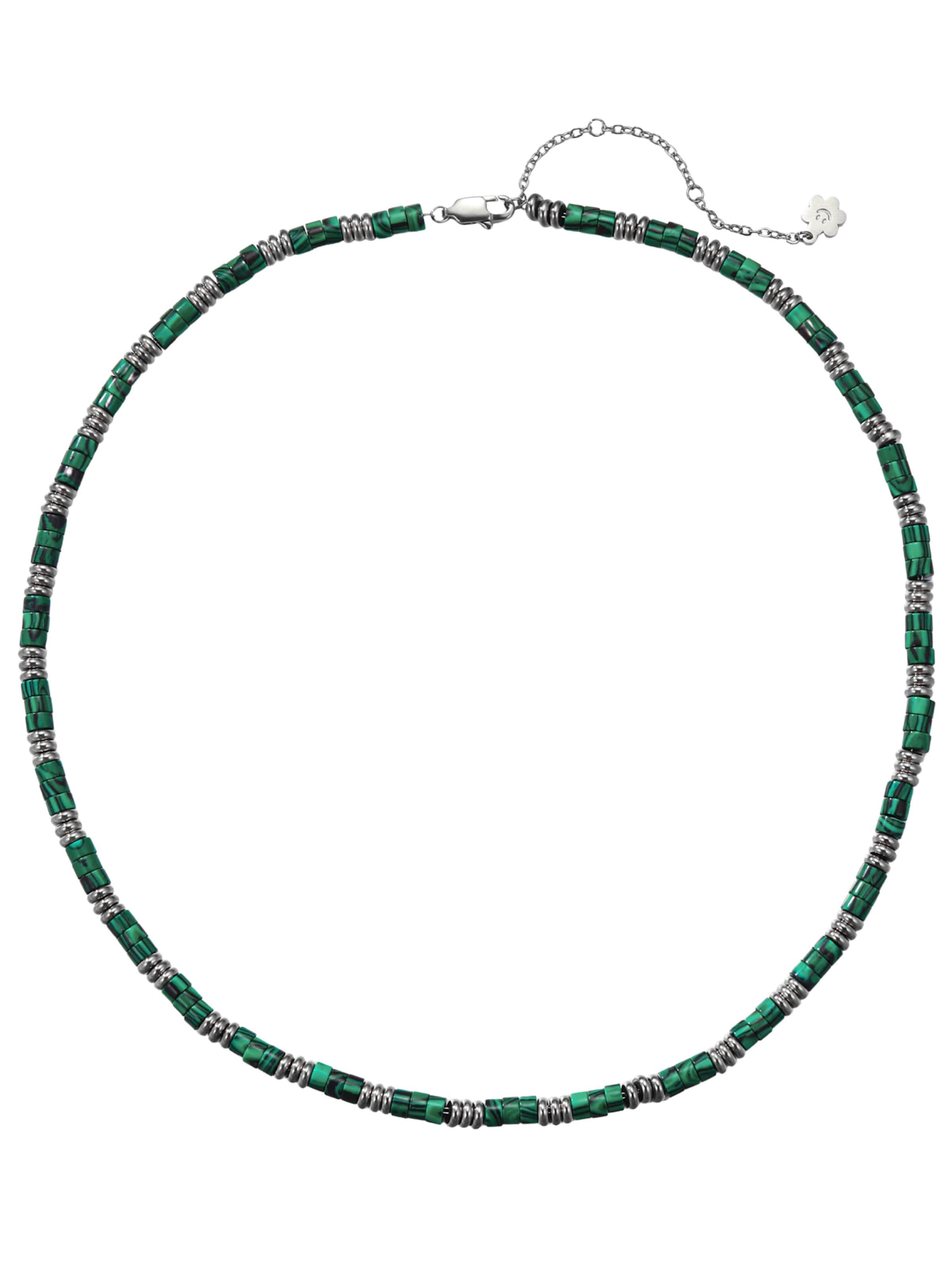 Hey Happiness Ketting 'Chunky' in Zilver: voorkant