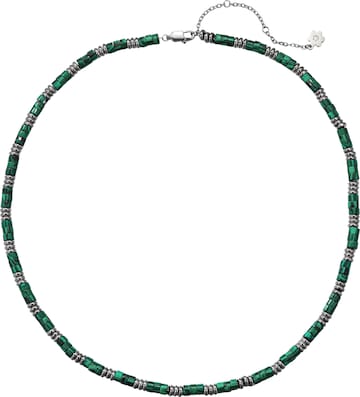 Hey Happiness - Cadena 'Chunky' en plata: frente