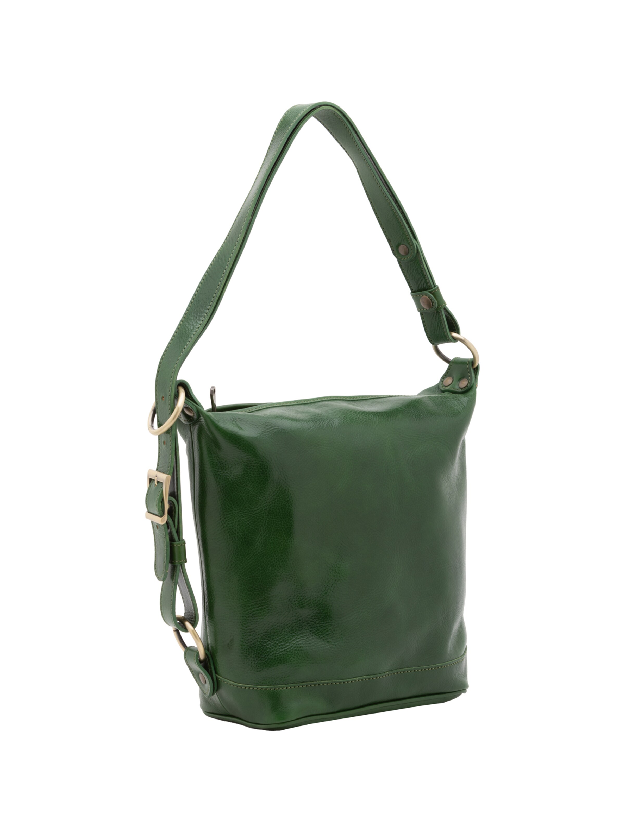 Borsa a mano ' ' di Viola Castellani in verde: frontale