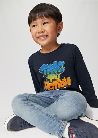 s.Oliver Shirt in Blauw: voorkant