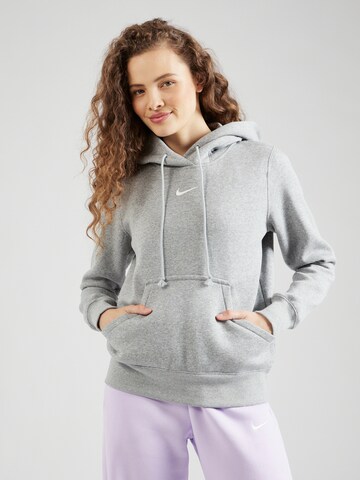 Nike Sportswear Sweatshirt 'Phoenix Fleece' in Grey: front