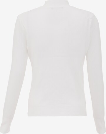 Pull-over carato en blanc