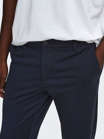 Only & Sons Regular Hose 'ONSMick' in Blau