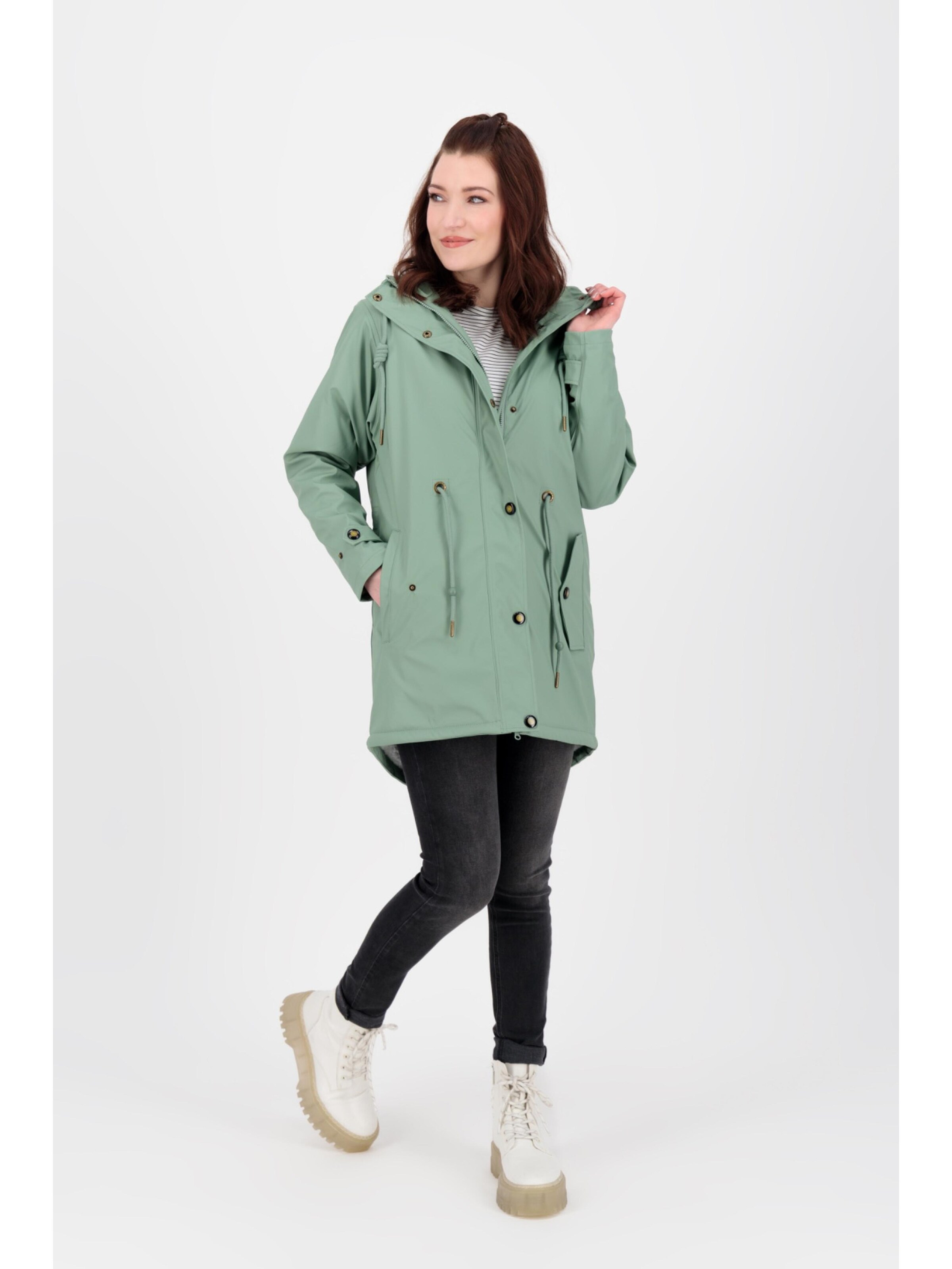 ankerglut Funktionsmantel 'Friesennerz ankergluttraum WMN'‌‌‌ in Grau