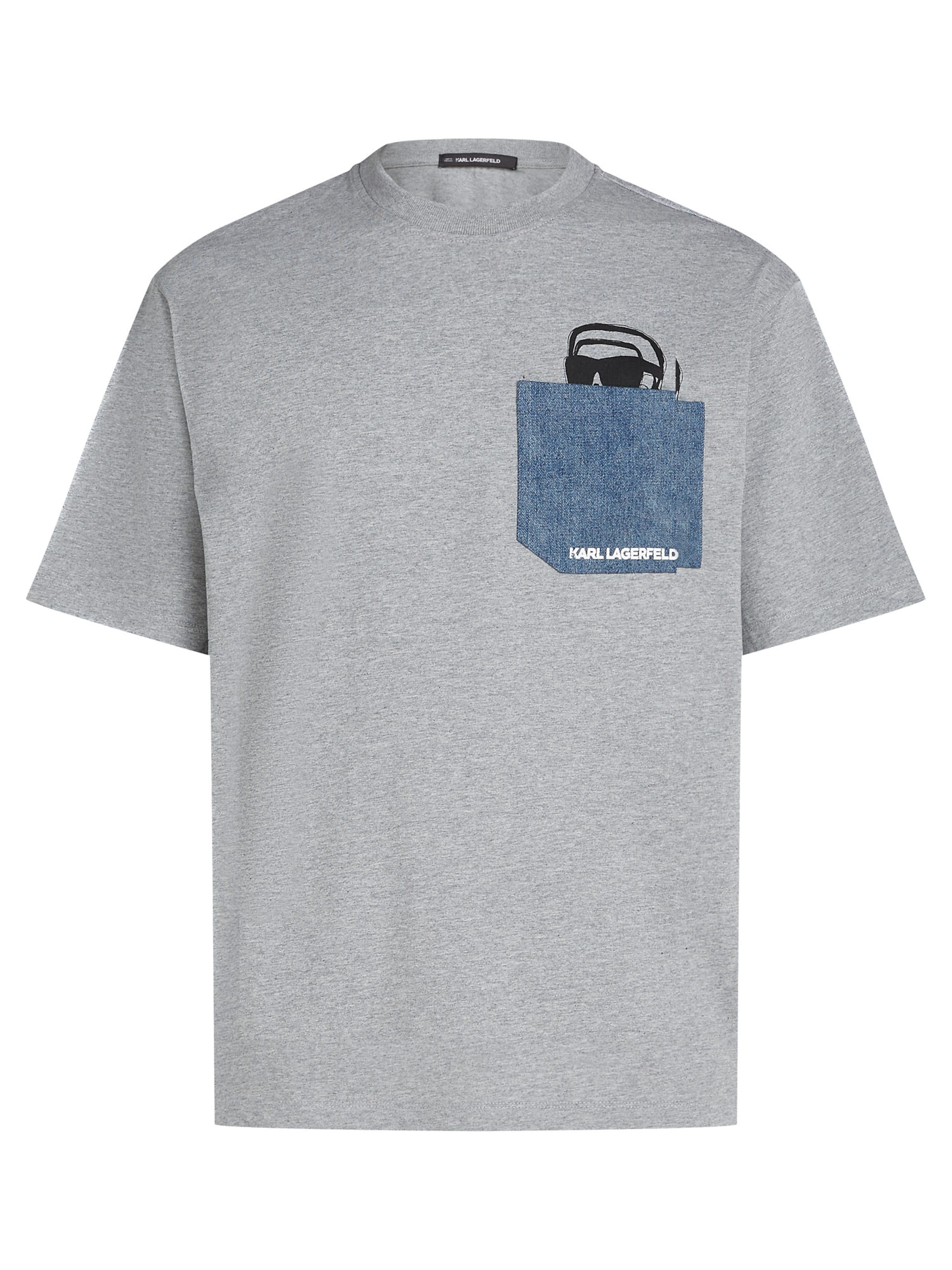 Karl Lagerfeld - Camiseta en gris: frente