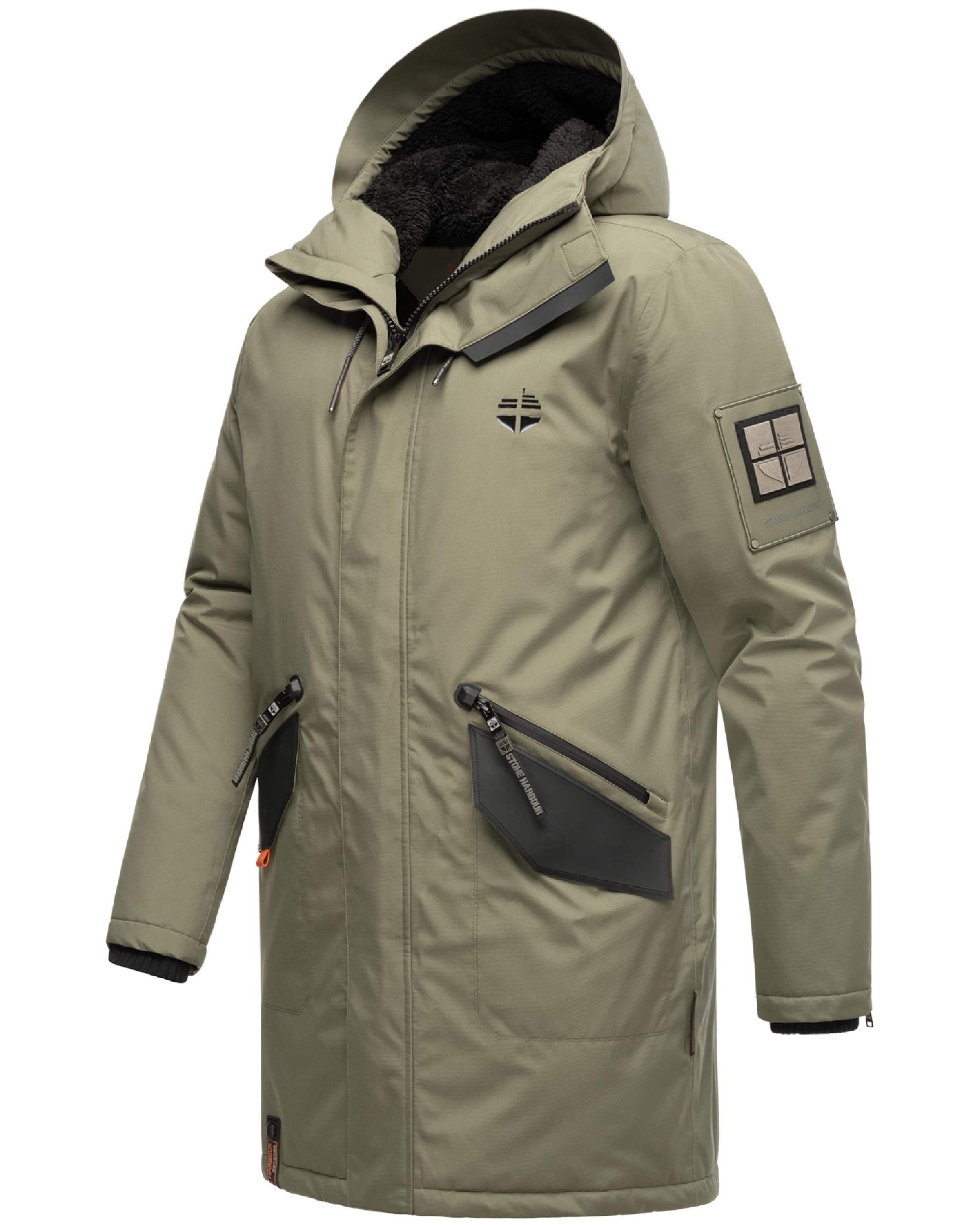 STONE HARBOUR Zimná parka 'Ragaan' - Zelená