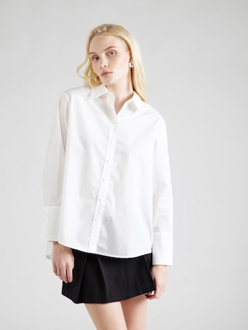 Y.A.S - Blusa 'ROYA' en blanco: frente