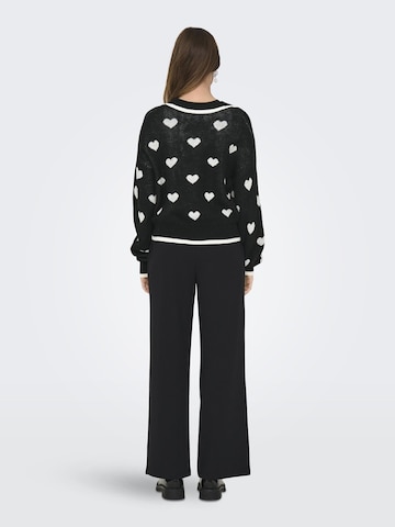 JDY Knit cardigan 'Romance' in Black