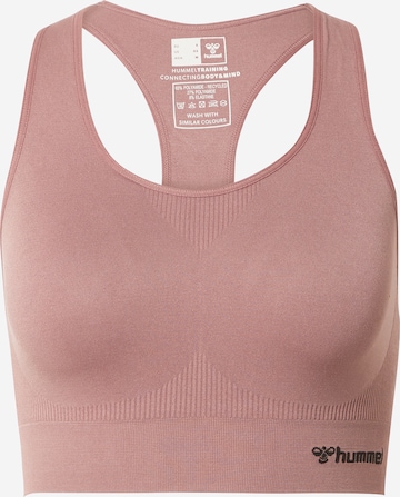 Soutien-gorge de sport 'TIF' Hummel en rose : devant