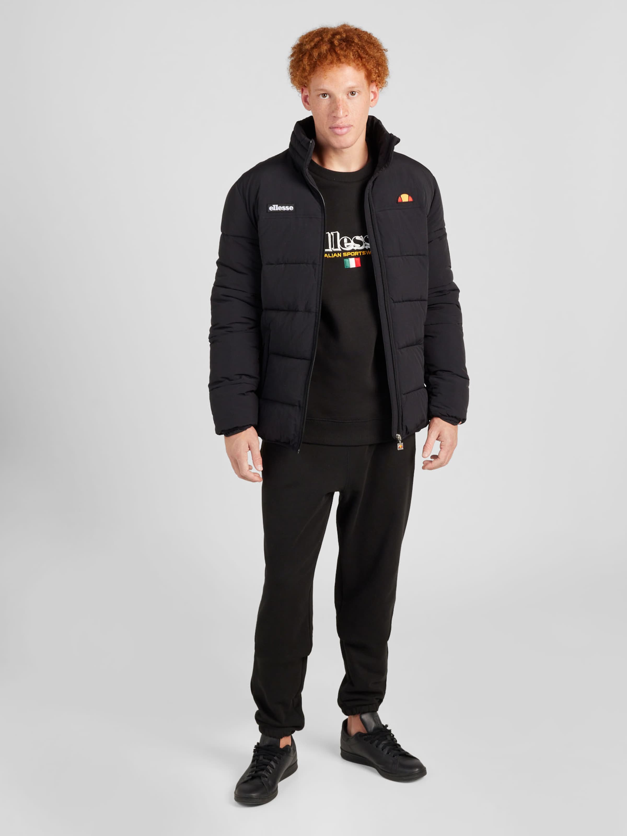 ELLESSE Winter Jacket in Black | ABOUT YOU