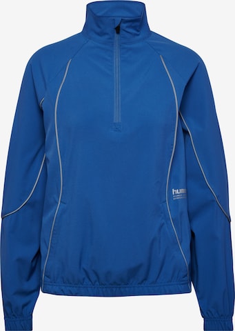 Hummel Sportjas 'Pulse' in Blauw: voorkant
