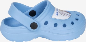 Claquettes / Tongs 'Frozen' DISNEY en bleu : devant