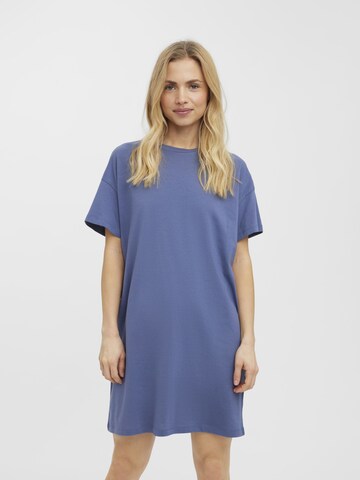 VERO MODA Oversized jurk 'Pia' in Blauw: voorkant