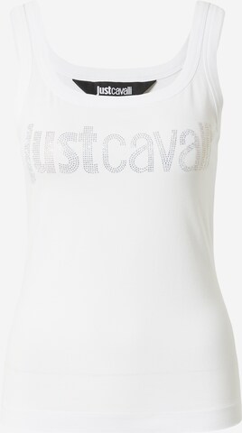 Top di Just Cavalli in bianco: frontale