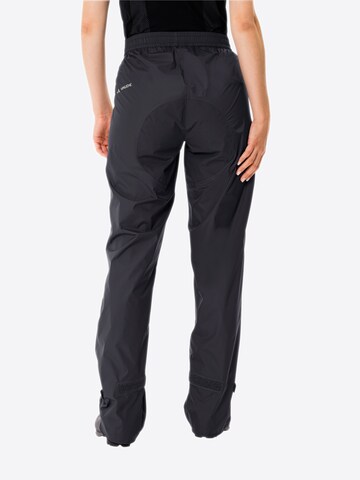 VAUDE Regular Outdoor trousers 'Drop II' in Black