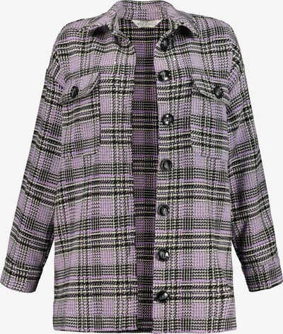 Studio Untold Hemdjacke in flieder / schwarz / weiß, Produktansicht