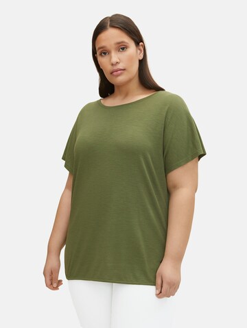 Tom Tailor Women + Shirt in Groen: voorkant