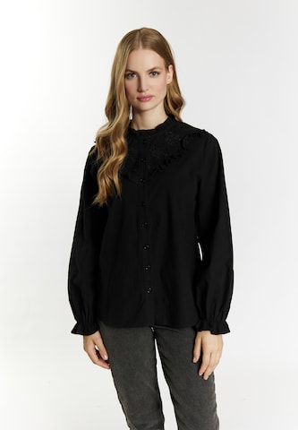 DreiMaster Vintage - Blusa en negro: frente